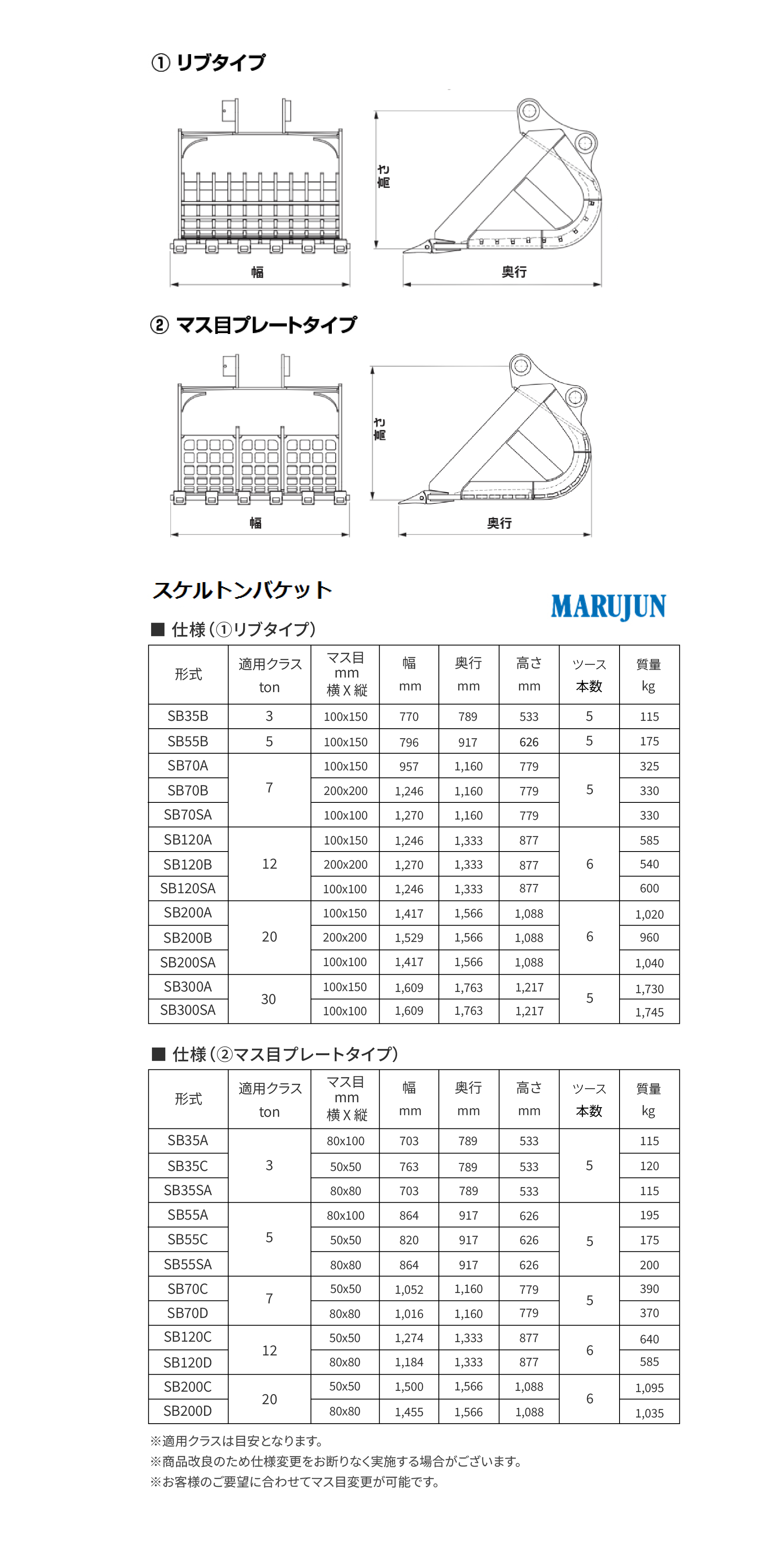 スケルトンバケット│レントリーグループ │建設機械用アタッチメント